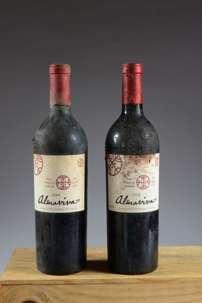 2 bouteilles ALMAVIVA 1998 & 1999 (es, t...