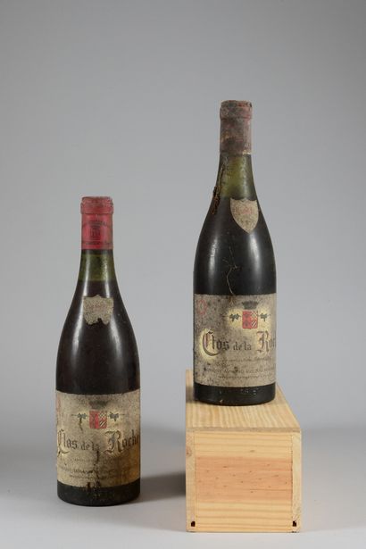 2 bouteilles CLOS DE LA ROCHE, Armand Rousseau...