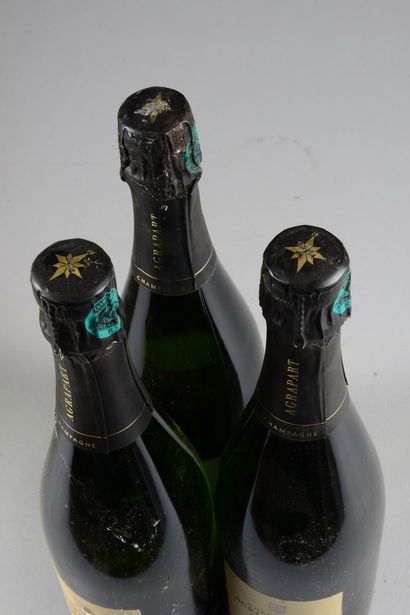 null 3 bottles CHAMPAGNE "Mineral", Pascal Agrapart (2 et, 1 ea)