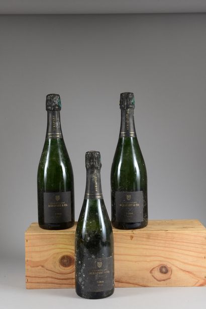 null 3 bouteilles CHAMPAGNE "7 Crus", Pascal Agrapart (es, elt)