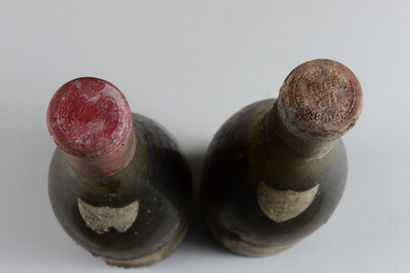 null 2 bouteilles CLOS DE LA ROCHE, Armand Rousseau 1961 (es, et, ela, 1 TLB, 1 MB,...