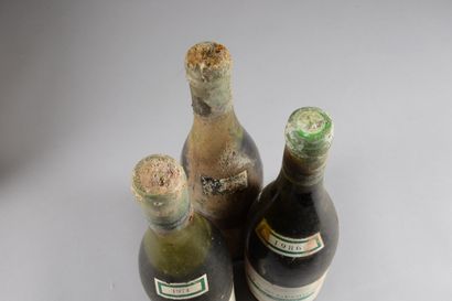 null 3 bouteilles NUITS-ST-GEORGES "1er cru", Henri Gouges (2 Clos des Porrets 1974,...