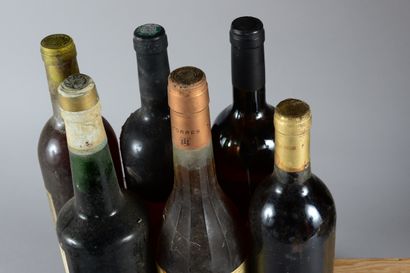 null 6 bottles MUTTED WINES (1 Maury 2001, 1 moscatel Torres Oro, 1 Malvasia Zarelli...