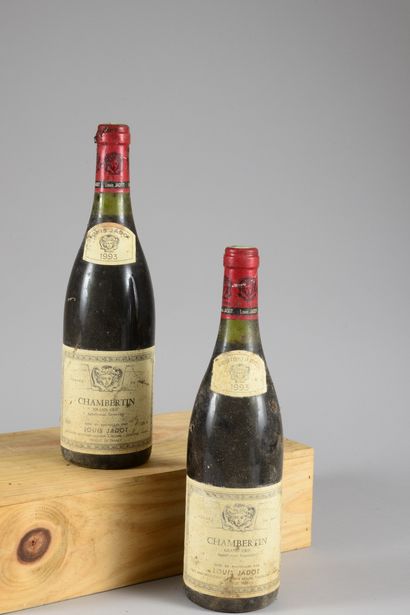 null 2 bouteilles CHAMBERTIN, L. Jadot 1993 (es, elt, J)