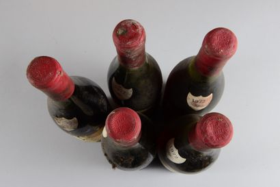 null 6 bouteilles GEVREY-CHAMBERTIN "Clos st Jacques 1er cru", Armand Rousseau 1972...