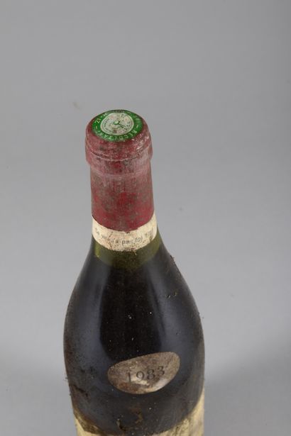 null 1 bottle VOSNE-ROMANÉE "Cros-Parantoux 1er cru", Henri Jayer 1983 (eta but readable,...