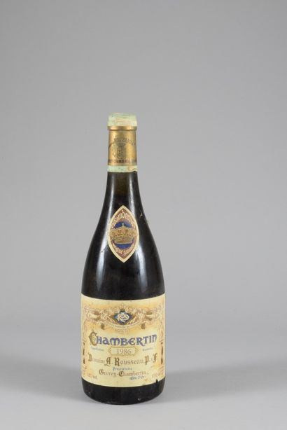 1 bouteille CHAMBERTIN, Armand Rousseau 1986...