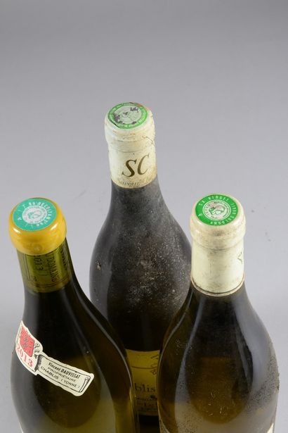 null 3 bouteilles CHABLIS "1er cru", (1 "La Forest V. Dauvissat 2013; 1 Montmains...