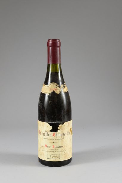 null 1 bouteille RUCHOTTES-CHAMBERTIN, Michel Bonnefond 1990 (élaboré par Christophe...