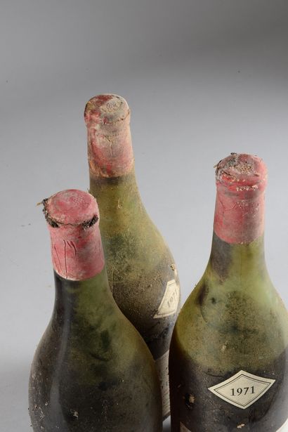 null 3 magnums POMMARD "Clos des Épeneaux 1er cru", Comte Armand 1971 (es, 1 B, 1...