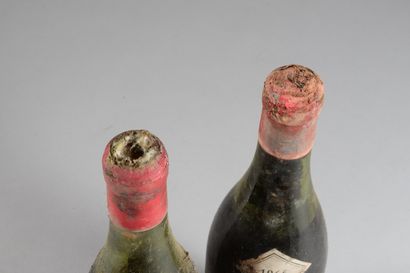 null 2 bouteilles POMMARD "Clos des Épeneaux 1er cru", Comte Armand 1966 (ea, ett,...