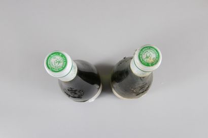 null 2 bouteilles SAVENNIÈRES "Coulée de Serrant", N. Joly 1989 (tachées)