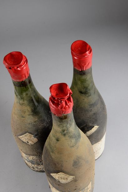 null 3 magnums POMMARD "Clos des Épeneaux 1er cru", Comte Armand 1964 (es, eta, 1...