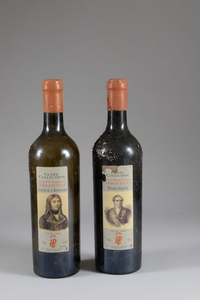 null 2 bouteilles VIN DE TABLE "Cuvée Collection", Abbatucci (elt; 1 Général de la...