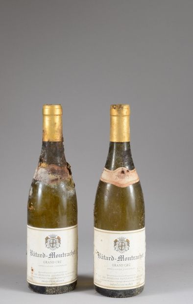 null 2 bottles BÂTARD-MONTRACHET, Fontaine-Gagnard 2000 (stained)