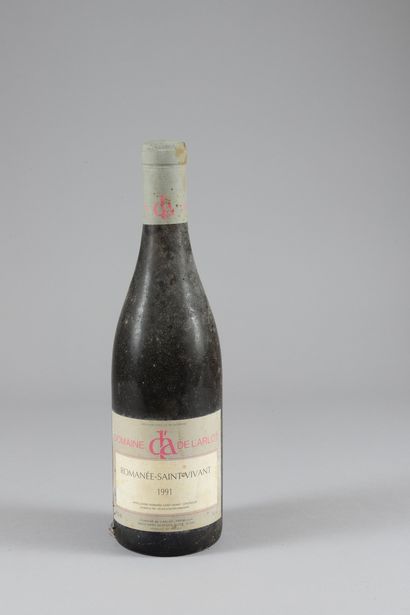 null 1 bouteille ROMANEE SAINT VIVANT, Domaine de l'Arlot 1991 (elt)