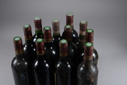 null 8 bouteilles CAHORS Les Rigalets 2000 (elt, on y joint 4 Cahors 1978 Bouloumié...