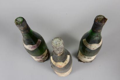 null 3 bouteilles VOUVRAY "demi-sec", Foreau (ett, 1 de 1990, 2 de 1985)
