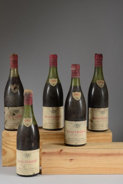 5 bouteilles NUITS-ST-GEORGES 