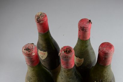 null 5 bouteilles CORTON Rapet 1962 (es, 3 B, 2 V)
