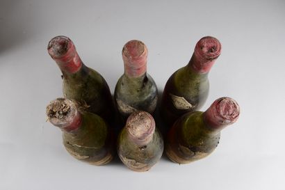null 6 bouteilles POMMARD "Clos des Épeneaux 1er cru", Comte Armand 1972 (eta, 4...