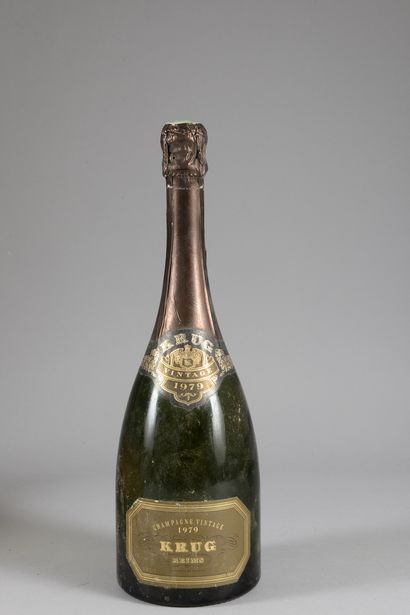 null 1 bottle CHAMPAGNE Krug 1979 (elt, etla)