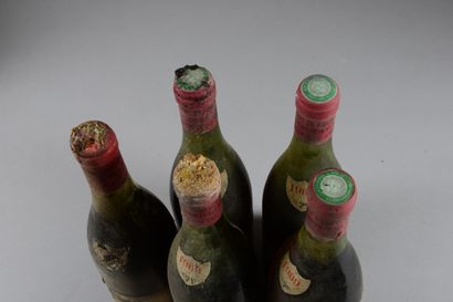 null 5 bouteilles NUITS-ST-GEORGES "Les Chaboeufs 1er cru", Jean-Jacques Confuron...