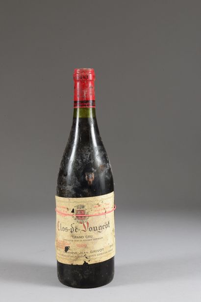 null 1 bouteille CLOS VOUGEOT, Jean Grivot 1988 (ea)