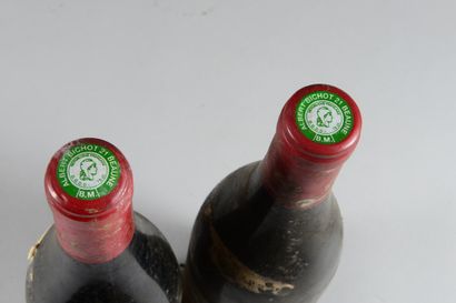 null 2 bottles VOSNE-ROMANÉE "Les Malconsorts 1er cru", Albert Bichot 1993 (elt,...