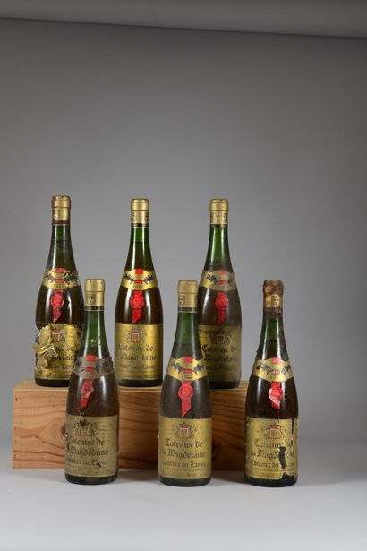 null 6 bouteilles COTEAUX DU LAYON Bidet-Rablay 1977 (es, elt, 1 TLB, 3 LB)