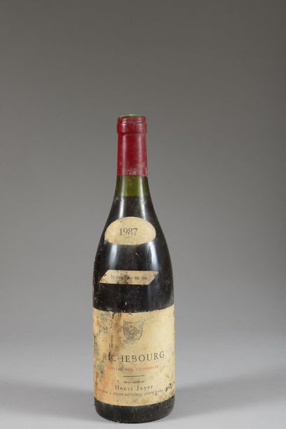 1 bouteille RICHEBOURG, Henri Jayer 1987...
