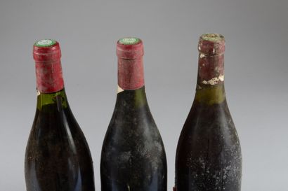null 3 bouteilles VOSNE-ROMANÉE "Les Brûlées 1er cru", Henri Jayer 1984 (bon niveau...