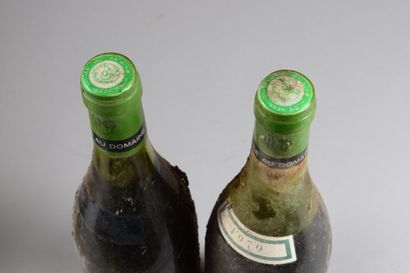 null 2 bouteilles NUITS-ST-GEORGES "Les St-Georges 1er cru", Henri Gouges 1979 (es,...