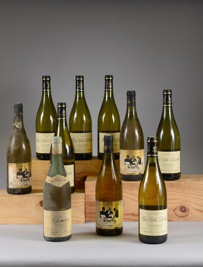 9 bouteilles VINS blancs DE LOIRE (6 Touraine...