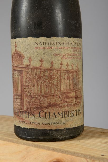 null 1 bouteille RUCHOTTES-CHAMBERTIN, Naigeon-Chauveau 1933 (es, LB)