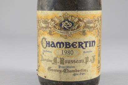 null 1 bouteille CHAMBERTIN, Armand Rousseau 1980 (es, etlt)
