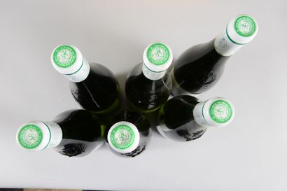 null 6 bouteilles SAVENNIÈRES "Coulée de Serrant", N. Joly 1989 (1 capsule lég a...