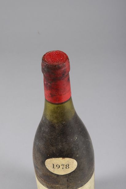 null 1 bouteille VOSNE-ROMANÉE "Cros-Parantoux 1er cru", Henri Jayer 1978 (légèrement...