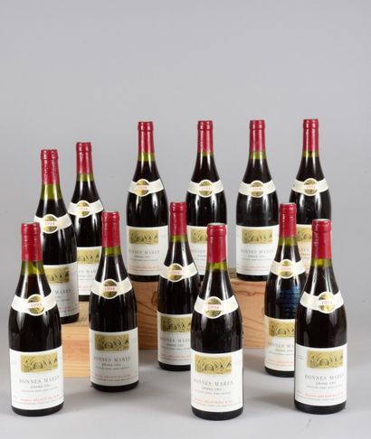 null 12 bouteilles BONNES-MARES, Domaine Arlaud 1994 (8 etls, 2 et, 2 elt, 2 TLB...