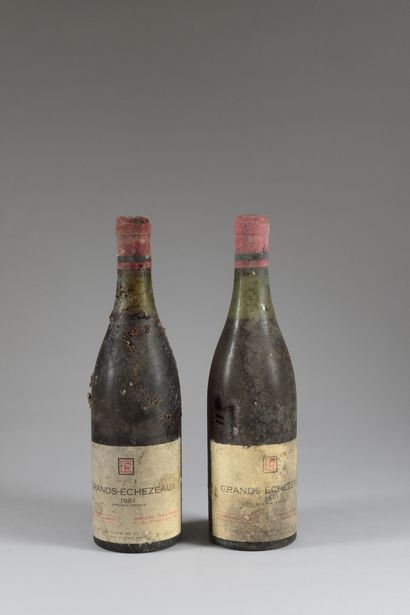 null 2 bouteilles GRANDS-ÉCHEZEAUX, René Engel 1961 (es, elt, LB)