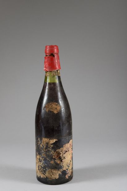 1 bouteille ÉCHEZEAUX, Henri Jayer 1980 (lambeaux...