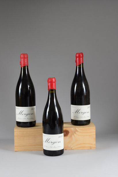 3 bouteilles MORGON Lapierre 2009 (elt)