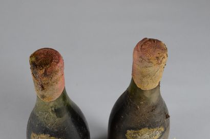 null 2 bouteilles VOSNE-ROMANÉE "Beaumonts 1er cru", Charles Noëllat 1959 (es, et,...