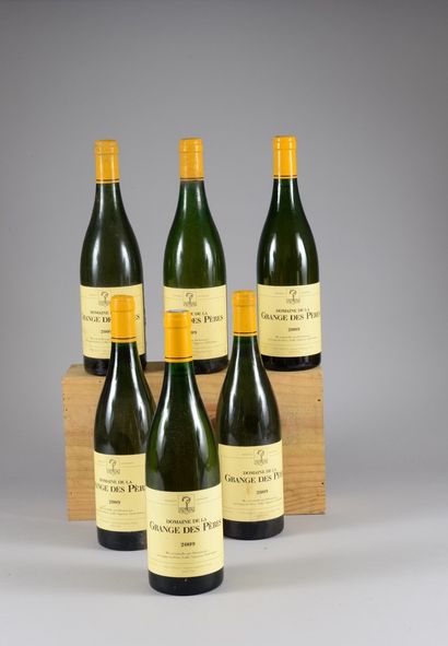 null 6 bouteilles VIN DE PAYS blanc, Grange des Pères 2009 (3 elt, 3 et)