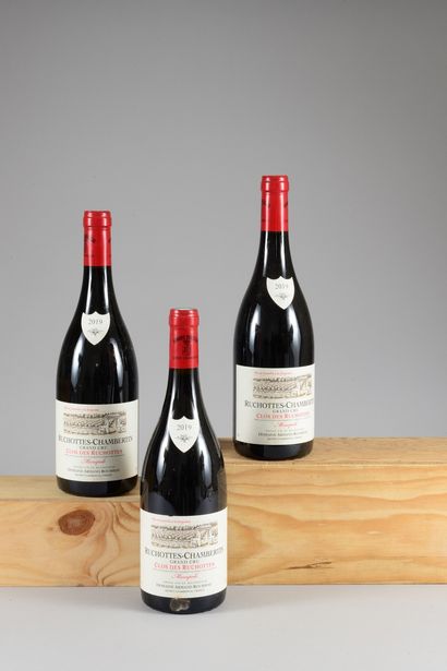 null 3 bouteilles RUCHOTTES-CHAMBERTIN, "Clos des Ruchottes", Armand Rousseau 2019...