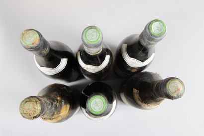 null 6 bottles VOUVRAY "Goutte d'Or", Foreau 1990 (Clos Naudin, mellow; els, 4 elt,...