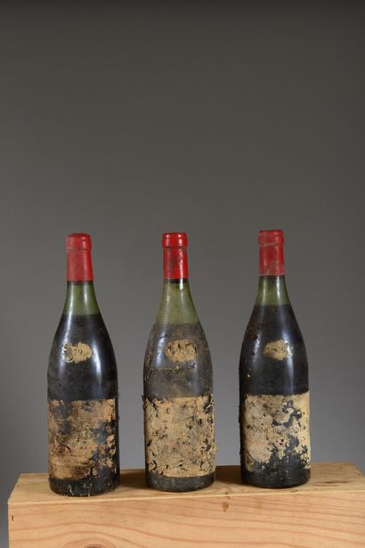 3 bouteilles VOSNE-ROMANÉE 