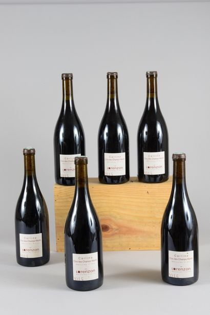 null 6 bouteilles MERCUREY "Carline, Clos des Champs-Martins 1er cru", Lorenzon ...