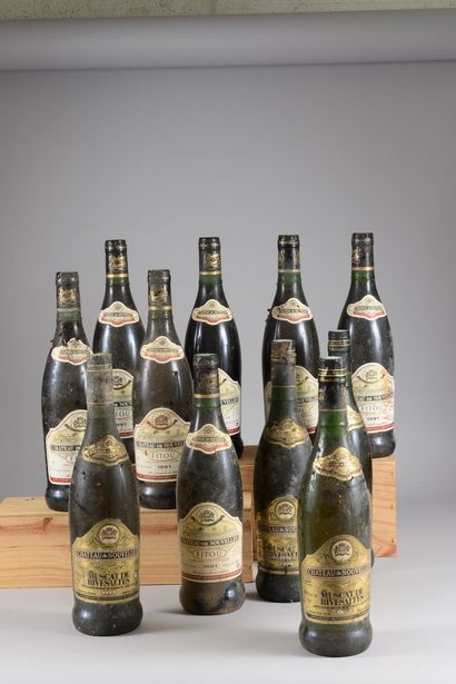 11 bouteilles VINS DIVERS Château de Nouvelles...