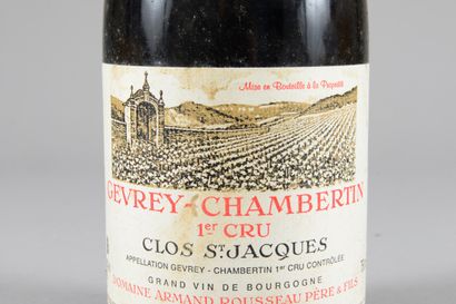 null 1 bouteille GEVREY-CHAMBERTIN "Clos Saint-Jacques 1er cru", Armand Rousseau...